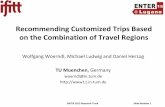 Recommending Customized Trips Based on the Combination of Travel Regions