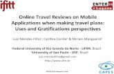 Online Travel Reviews on Mobile Applications when making travel plans: Uses and Gratifications perspectives