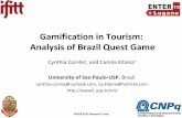 Gamification in Tourism: Analysis of Brazil Quest Game