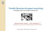 An introduction to EBM for health librarians