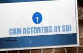 Crm Activities by SBI