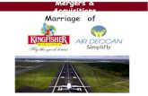 M&a of kingfisher and deccan