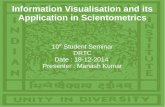 information visualisation and its application in scientometrics