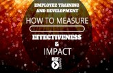 Employee Training and Development: How to Measure Effectiveness and Impact | 03.24.15