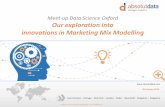Innovations in Market Mix Modelling