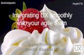Integrating ux and design into your agile team - AOTB14