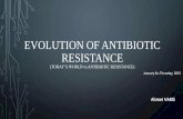 Evolution of antibiotic resistance