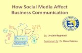 How Social Media Affect Business Communication