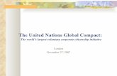 The United Nations Global Compact: