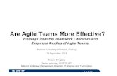 2014.09.10 Are Agile Teams More Effective? Findings from the Teamwork Literature and Empirical Studies of Agile Teams