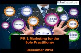 PR & marketing for law firms - Sole Practitioners Group Dec 2015