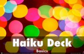 Haiku Deck Basics