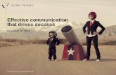 Effective communication that drives success