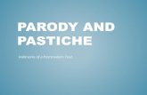 Parody and Pastiche