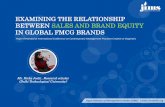 Research Paper: Relationship between Sales & Brand Equity in Global FMCG Brands : JIMS Rohini