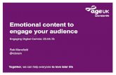 Using emotional content to engage your audience online