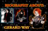 Gerard way biography