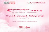 Cosmetics innovation forum 2014 post event report