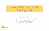Antonia Adame | Megaffono | Cómo realizar un buen plan de marketing online