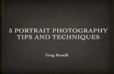 5 Portrait Photography Tips and Techniques
