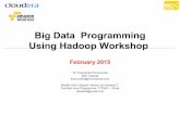 Big Data Programming Using Hadoop Workshop