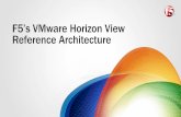 F5’s VMware Horizon View Reference Architecture