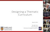 Designing an impact curriculum | Designing a thematic curriculum | George Faux, Shireland Collegiate Academy