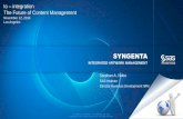 SAS Syngenta Creative Process Integration Case Study