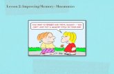 Lesson 2    improving memory 2015