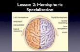 Lesson 2   hemispheric specialisation