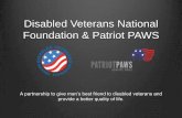 DVNF & Patriot PAWS- A Collaborative to Support Veterans