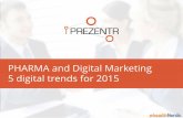 Pharma Digital Marketing - 5 future trends