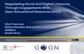 Negotiating Social And Digital Literacies Through Engagements With Open Educational Resources (OER)