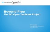 Beyond Free: The BC Open Textbook Project BCNet