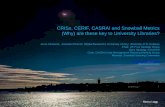 UKSG Conference 2015 - CRISs, CERIF, CASRAI and Snowball Metrics: (why) are these key to University Libraries? Anna Clements, University of St Andrews