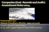 How to maintain cost records as per new cost records and audit rule 2014