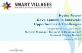 Kuching | Jan-15 | Hydro Power Development in Sarawak: Opportunities & Challenges