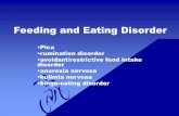 Feeding and eating disorder - dsm V