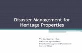 Disaster management for heritage properties