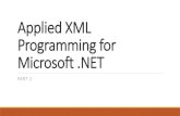 Applied xml programming for microsoft  2
