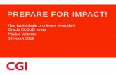 20150325 Prepare for Impact - CGI Oracle CLOUD event
