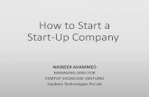 How to Start a Startup Company | Startup ShowCase