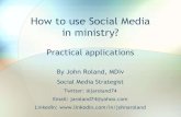 How to use Social Media in Ministry