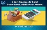 6 Best Practices to Build eCommerce Websites on Mobile