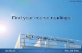 Find your course readings