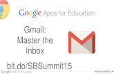 Master the Inbox, Gmail Tips and Tricks