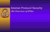 Overview of ip_security by JetArvind kumar Madhukar