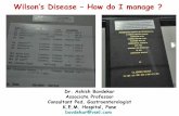 Wilson’s disease – how do i manage dr. ashish  bavdekar