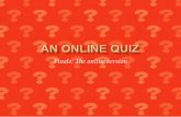 Online quiz for bjems