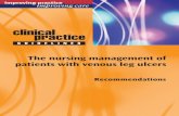 The nursing management of patients with venous leg ulcers
